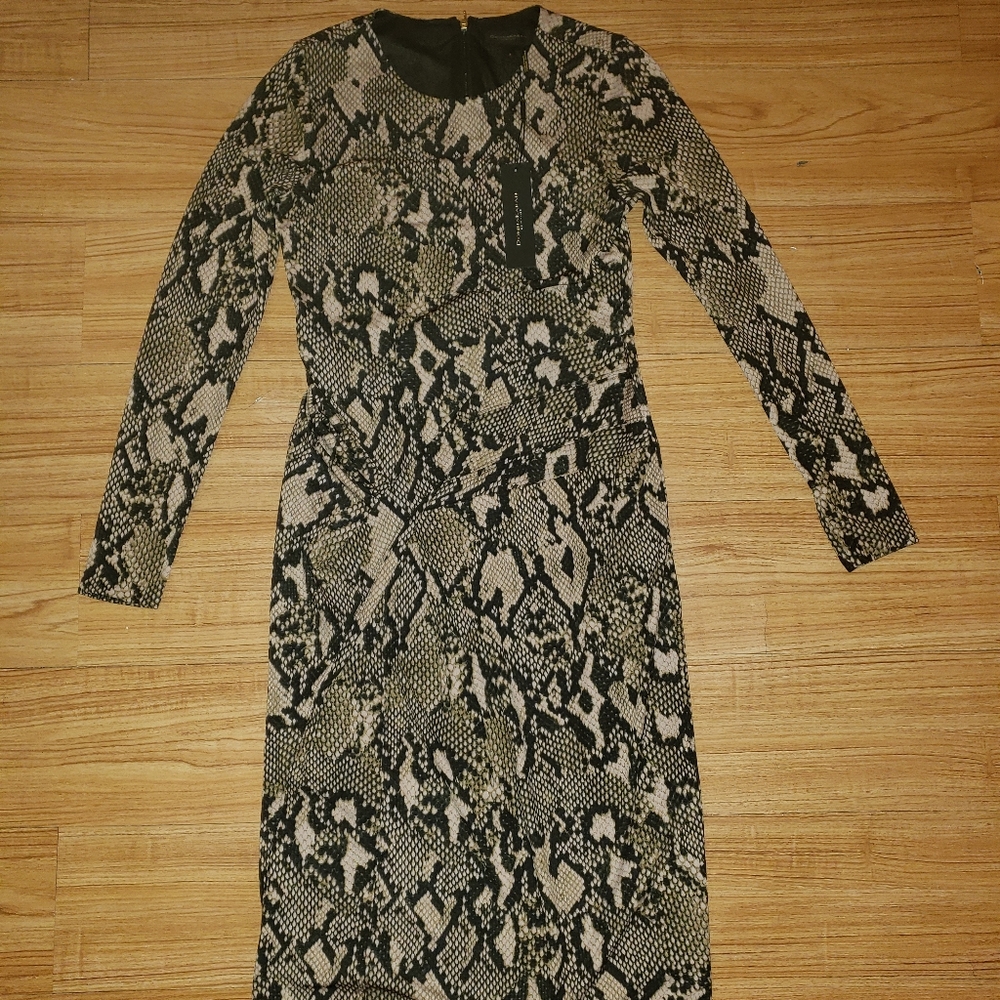 Donna Karan Snakeprint Dress